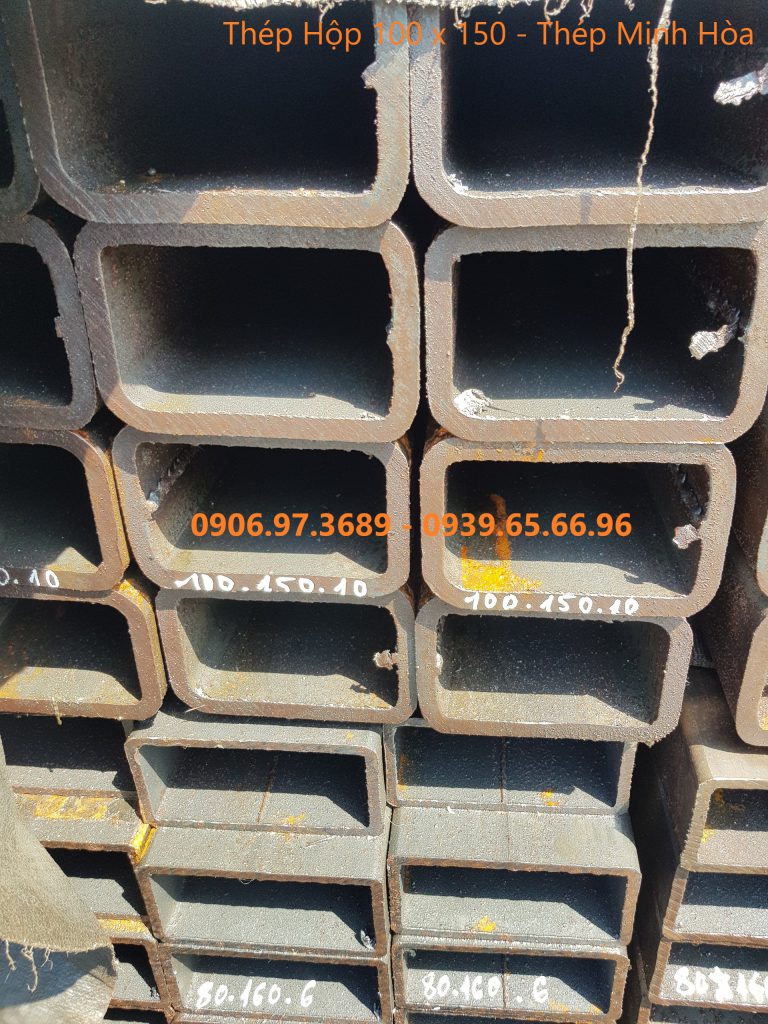 Thép hộp 100 x 150 x 10