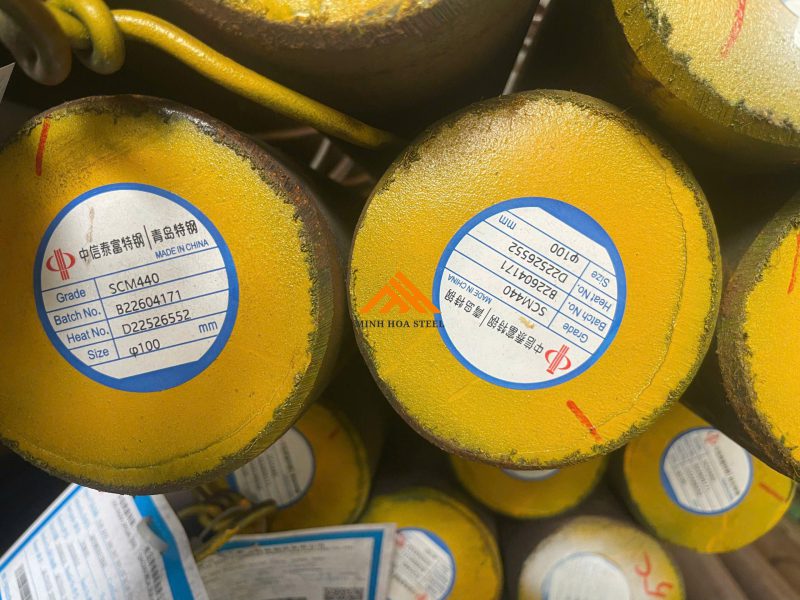 Thép Tròn Đặc Hợp Kim SCM440 Phi 100 Thép Tròn Đặc Hợp Kim SCM440 Phi 100