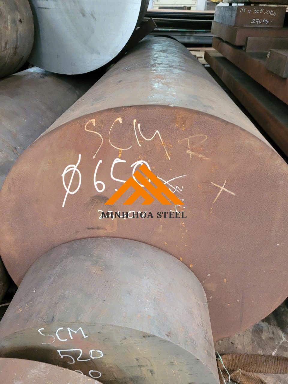 Thép Tròn Đặc SCM440 Phi 650