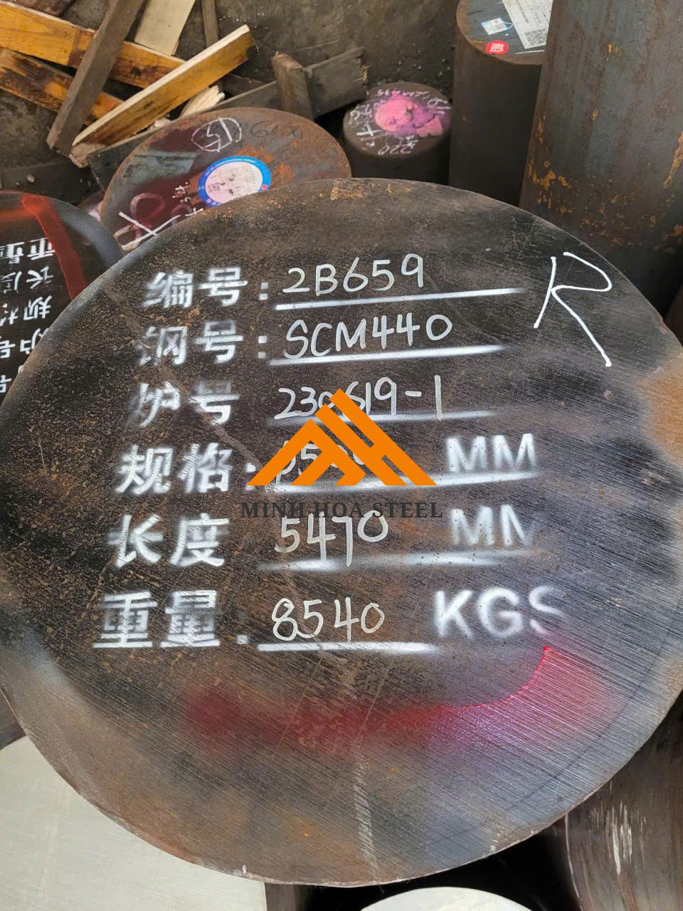 Thép Tròn Đặc SCM440 Phi 500
