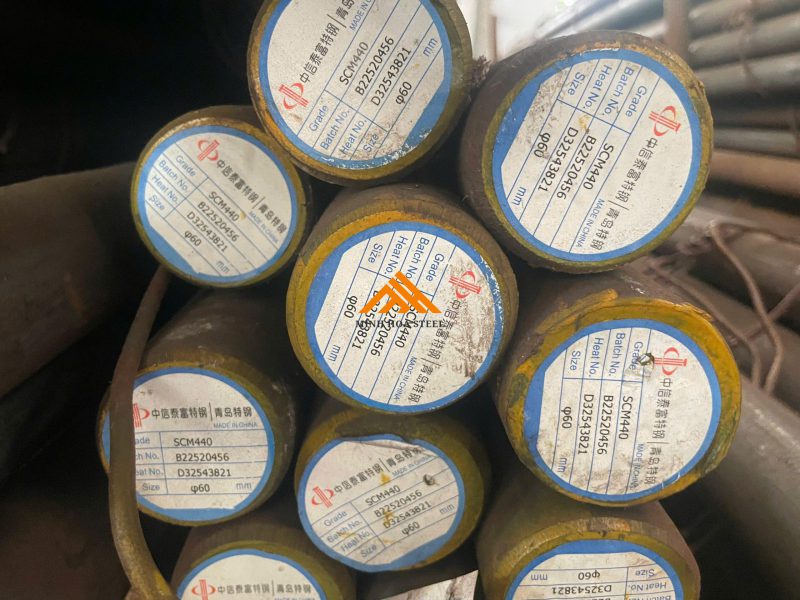 Thép Tròn Đặc Hợp Kim SCM440 Phi 60 Thép Tròn Đặc Hợp Kim SCM440 Phi 60