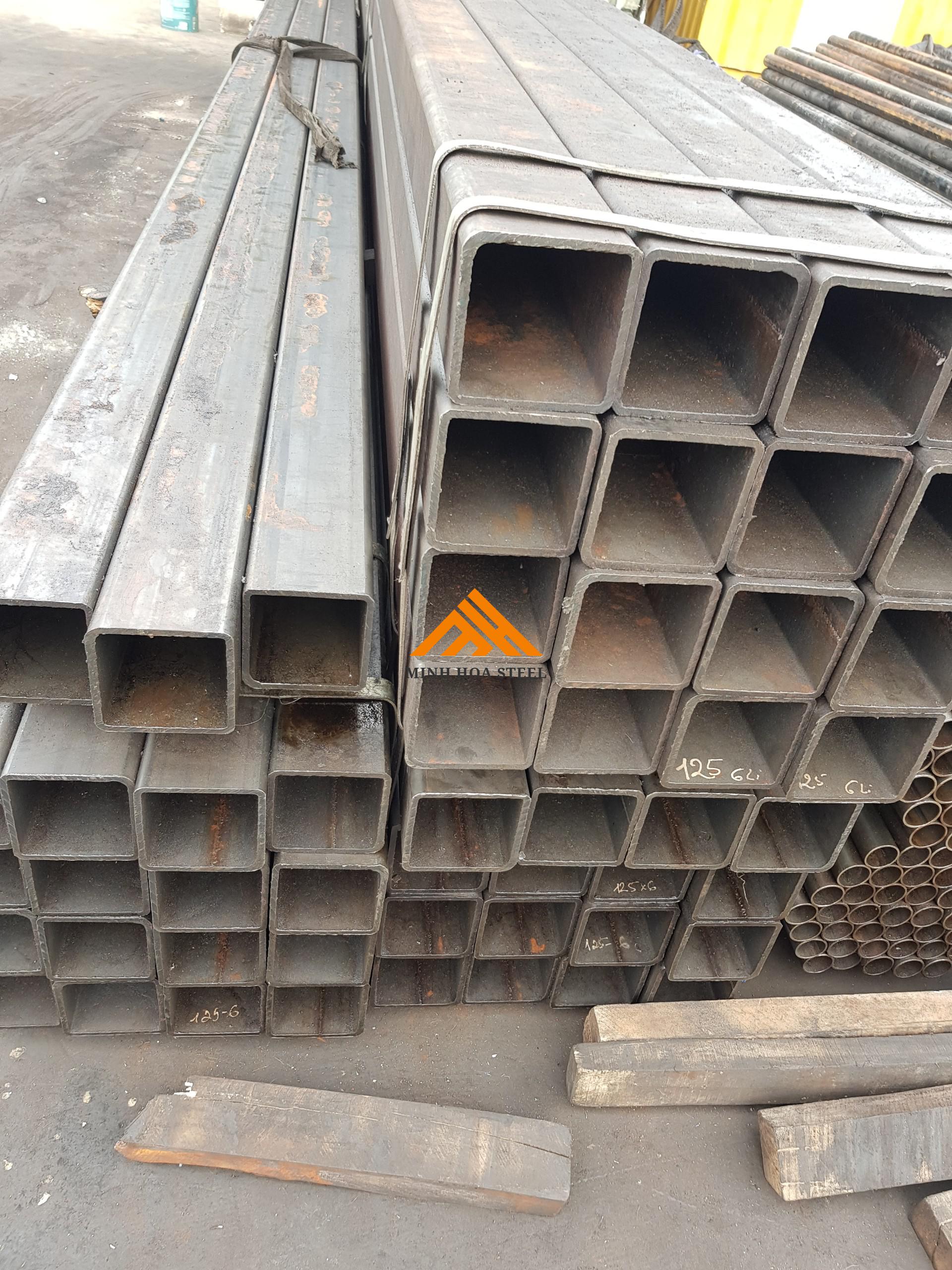 Thép hộp 125x125x8x6000mm Q355B thep hop 125x125x8x6000mm Q355B
