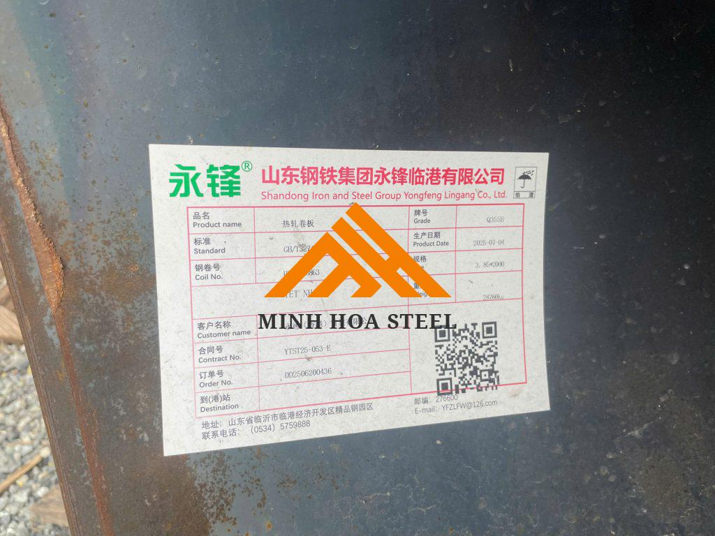 Thép Tấm Q355B Dày 4mm | Thép Tấm Kết Cấu Cường Độ Cao