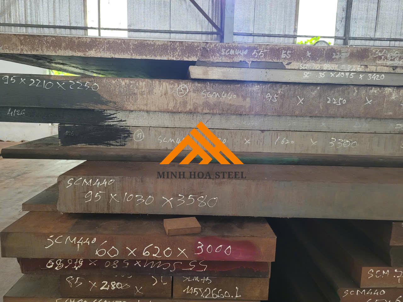 Thép tấm hợp kim SCM440 Dày 95mm